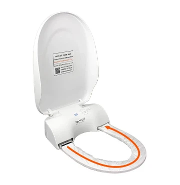 Hygienic toilet lid to use