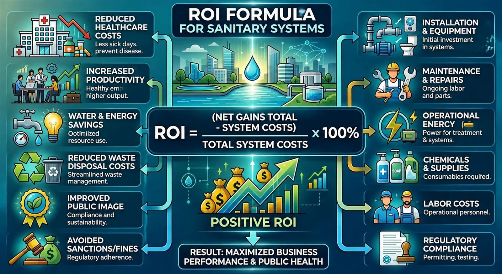 toilet seat ROI calculation formula toilet seat ROI calculation formula