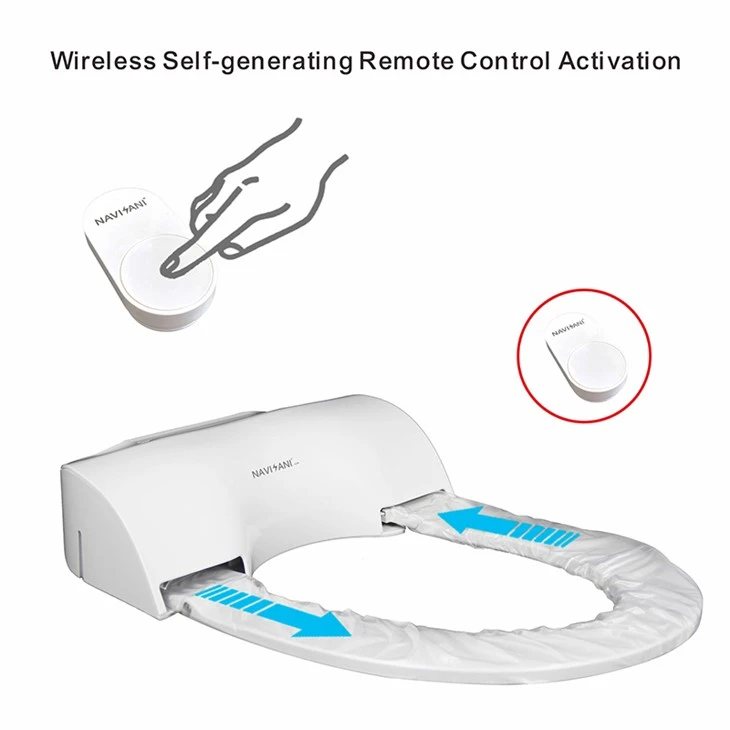 Automatic One Time Use Clean Toilet Seat Cover| Intelligent Self Clean Wireless Remote Controller Starting Toilet Seat NS301B