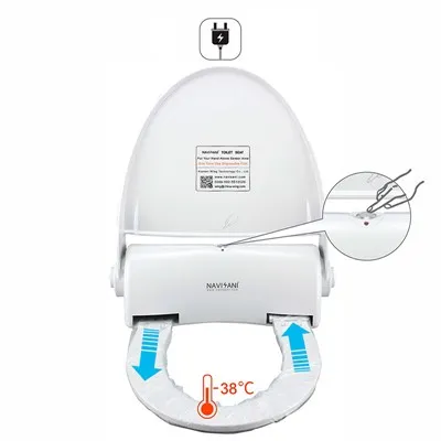 Auto Toilet Seat Cover With Heating Function