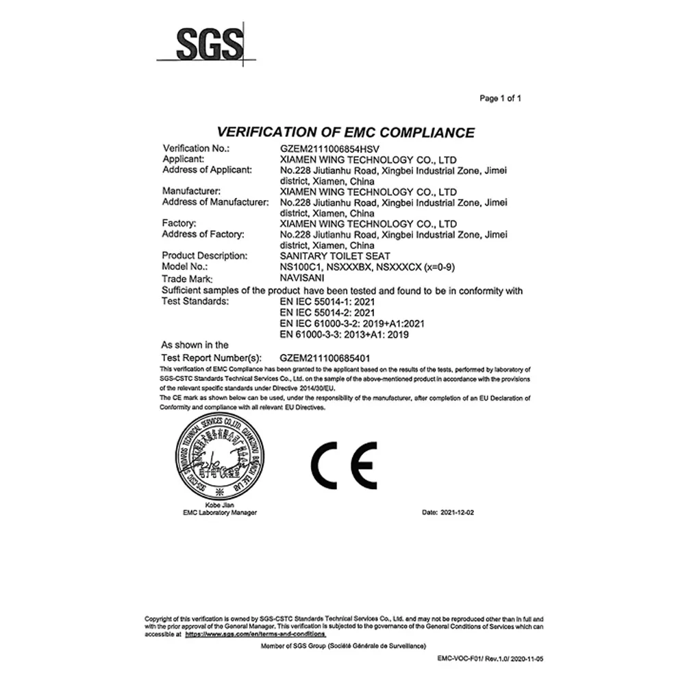 CE Certificate CE Certificate